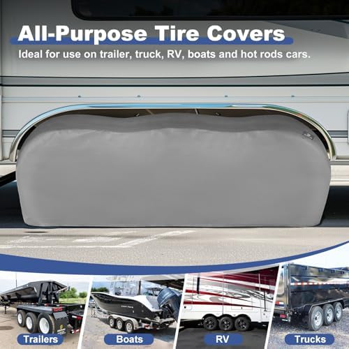 Explore Land Triple Axle Tire Cover Fit Tire Diameters 29"-31.75" - Image 4