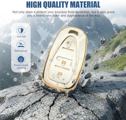 for Chevy Key Fob Cover, 3 Buttons TPU Key Cover - Image 3
