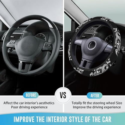 Steering Wheel Cover 15 Inch Breathable Anti Slip - Image 3