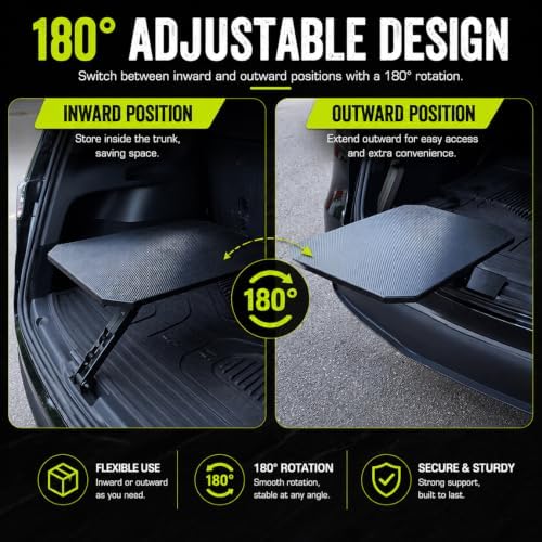 Rear Cargo Table for Tesla Model Y Long Range 2020-2026, Foldable SUV Camping - Image 4