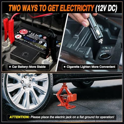 Nilight Electric Car Jack 3 Ton 12V Scissor Lift Jacks - Image 5