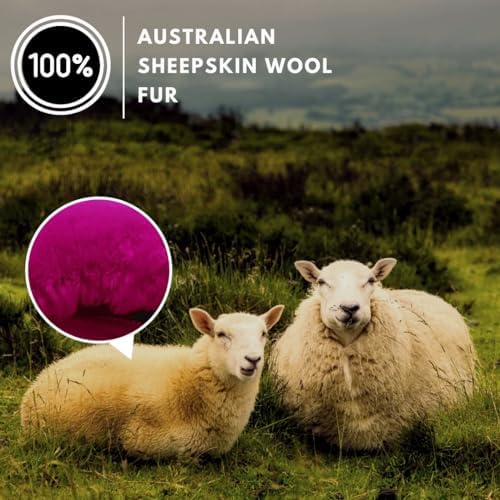 Andalus Brands Luxury Fluffy Car Steering Wheel Covers – Genuine Merino - Image 2