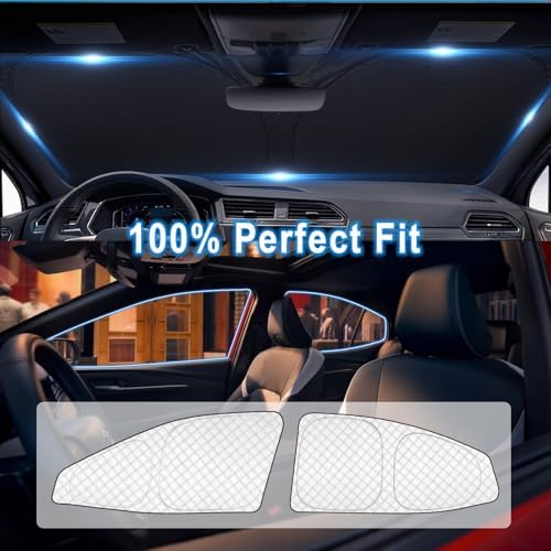 KMF 6pcs Thicken Sun Shades for 2025 2026 Toyota Camry Accessories, Full Car - Image 5