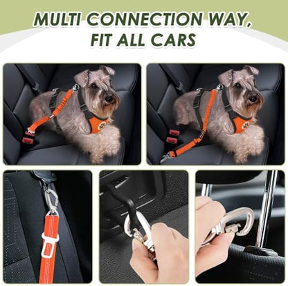 Lukovee Dog Car Harness Seat Belt, Harness & Seatbelt - Image 2