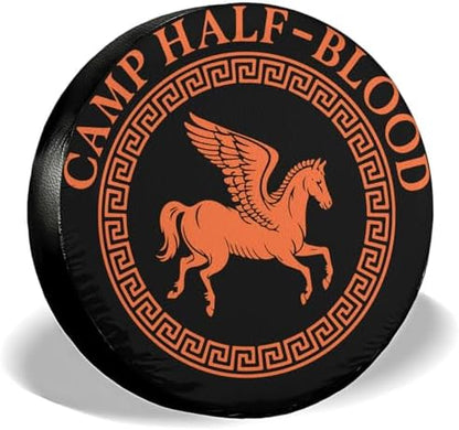 GENANY Mythical Winged Art Thick PVC Leather Spare Tire Cover Size 16 by GENANY