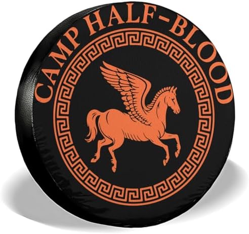 GENANY Mythical Winged Art Thick PVC Leather Spare Tire Cover Size 17 by GENANY