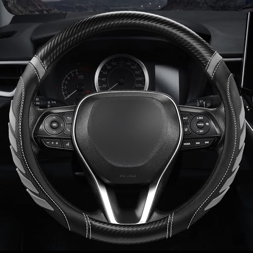 West Llama Car Steering Wheel Cover Anti-Slip, Sporty Design by WESTLLAMA