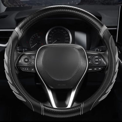 West Llama Car Steering Wheel Cover Anti-Slip, Sporty Design by WESTLLAMA