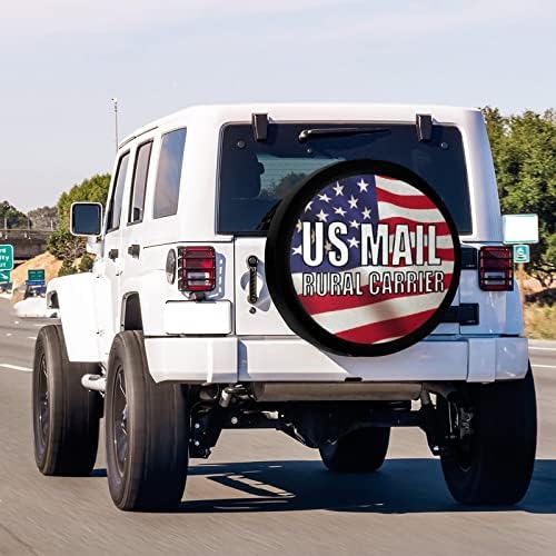 US Mail Rural Carrier Spare Tire Cover Wheel Tire Cover Fit Trailer, SUV and - Image 3