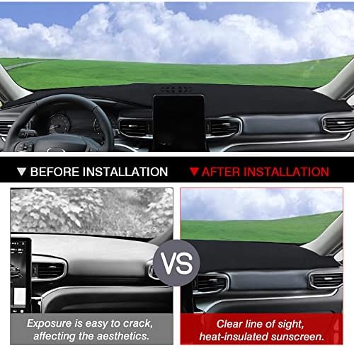 Autorder Dashboard Cover Mat for 2020-2024 2025 2026 Ford Explorer Accessories - Image 3