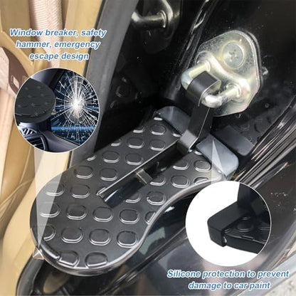 Car Door Step for Roof Access, 400LBS Aircraft-Grade Aluminum Anti-Slip Pedal - Image 6