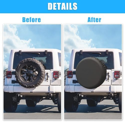 uxcell Universal 210D Oxford Spare Tire Cover - Image 6