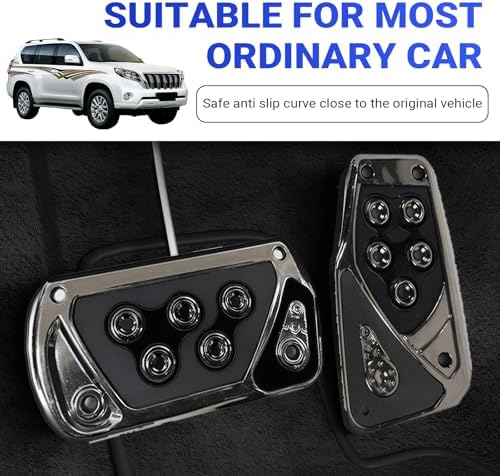 2 PCS Car Pedal Covers, Automotive Accelerator Brake Pedals Cover, Anti-slip No - Image 6