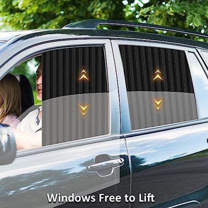 ZATOOTO Car Side Window Sun Shades, Car Curtains - Image 4