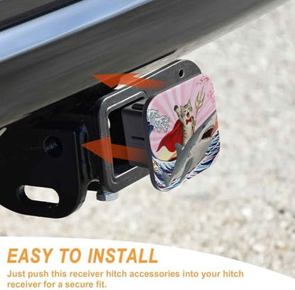 2" Trailer Hitch Cover Rubber Receiver Tube Cap Trailer Hitch Covers - Image 4