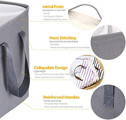 Hinwo 102L XXL Canvas Storage Bin - Image 6