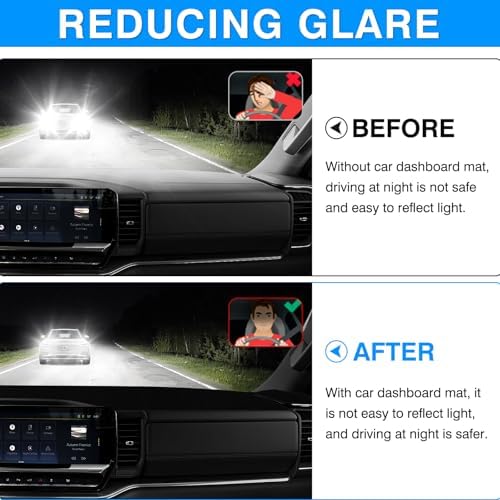 Autorder Dashboard Cover Mat for 2022-2025 2026 Chevy Chevrolet Silverado/GMC - Image 4
