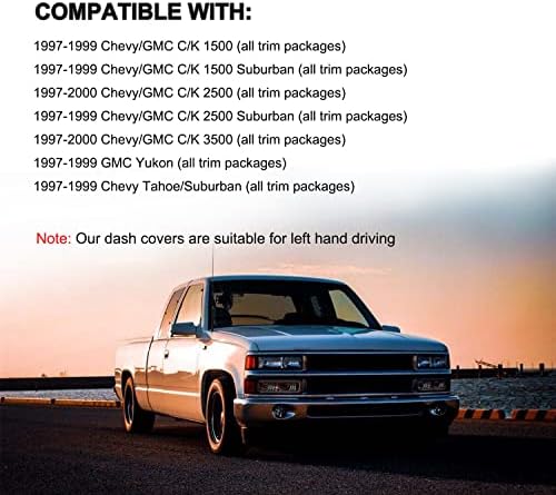 Dash Cover for 1997-99 GMC Yukon/Chevy Tahoe Suburban Y57 - Image 4