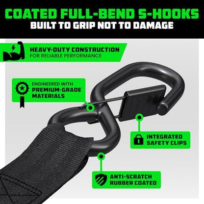 Rhino USA Heavy Duty Ratchet Tie Downs - Image 4
