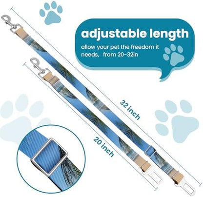 Adjustable pet cat and Dog car seat Belt，SUV, and The Lanyard is Flexible and - Image 2