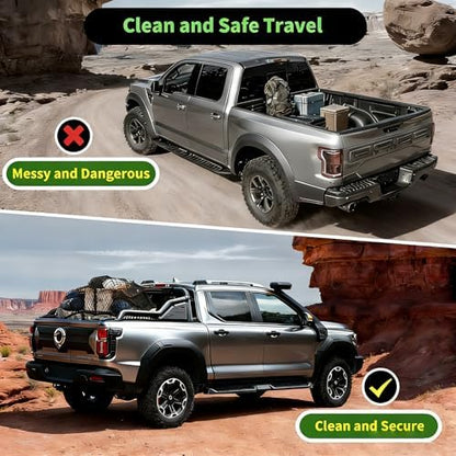 Cargo Net for Pickup Truck Bed, Double Layer, Highly Elastic - Image 7