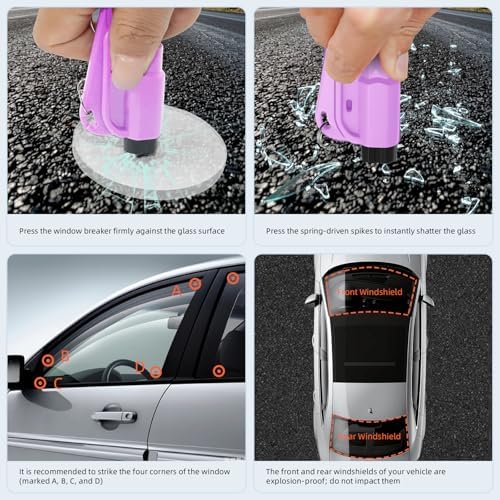 32 Pcs Car Window Breaker Key Chains - Image 5
