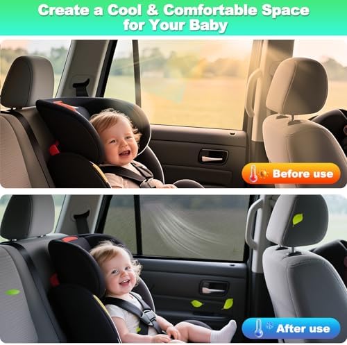 RAV4 Window Shades 2019-2024, Rear Side Mesh - Image 4