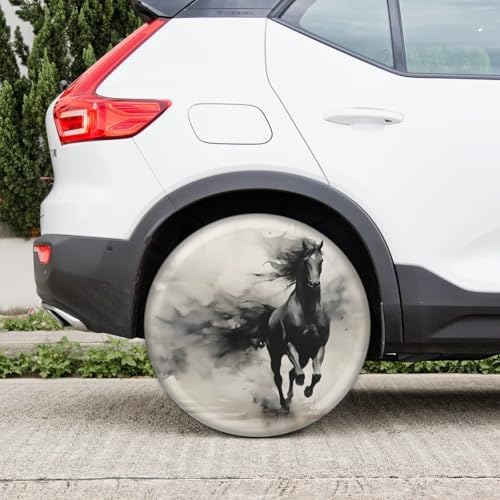Spare Tire Cover for RV Trailer, Animals Horse Tire Covers Universal Fit for - Image 6
