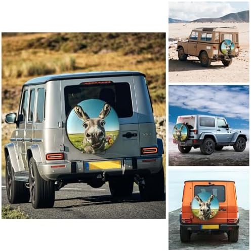 Donkey Spare Tire Cover Waterproof Wheel Cover 14 Inch Universal Fit - Image 4