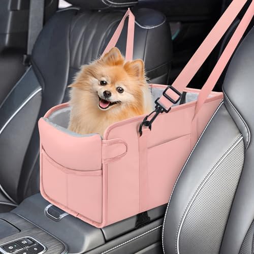 Portable Dog Car Seat for Small Dogs, Puppy Car Seat by NECKORY