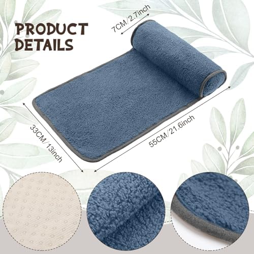 Weysat Head Neck Pillow for Recliner Chair Head Rest Roll, Haze Blue - Image 2