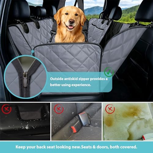 XL Dog Car Seat Cover for Back Seat - Image 3