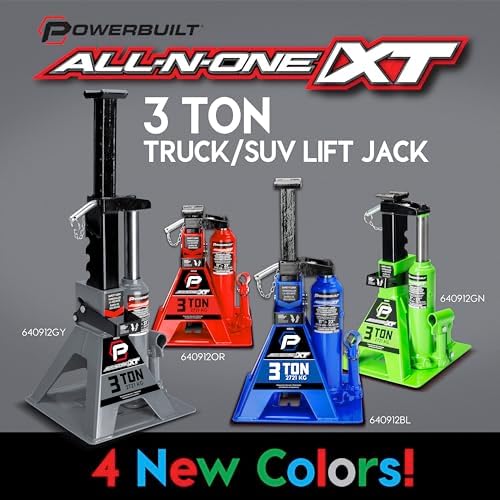 POWERBUILT 3 Ton All-in-One Hydraulic Bottle Jack and Jackstand in One - Image 7