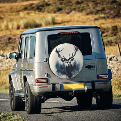 Deer Spare Tire Cover Wheel Protectors Weatherproof Deer Pattern Wheel Covers - Image 7