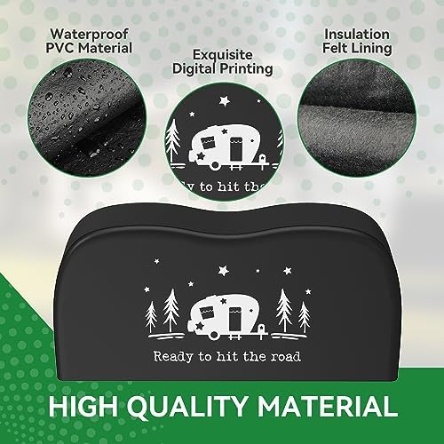 RV Tire Covers, Dual Axle Tire Covers 2 Pack, Fit 27"-30" Dia Tire - Image 3