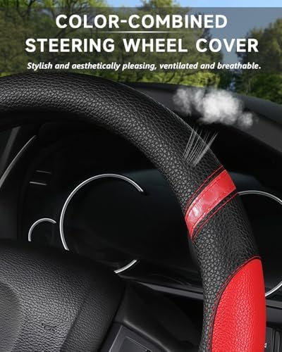Cxtiy D-Shaped Flat Bottom Steering Wheel Cover - Image 5