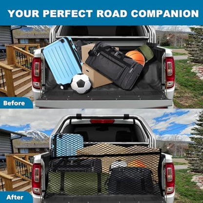 Cargo Net for Pickup Truck Bed, Highly Elastic Truck Bed Cargo Net, Cargo Mesh - Image 6