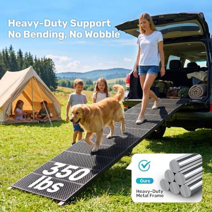 Heeyoo 91" Extra Long Dog Ramp for Car SUV Truck - Image 6
