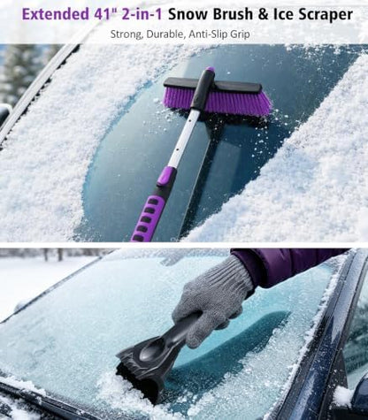 41" Extendable Snow Brush for Car - Image 2