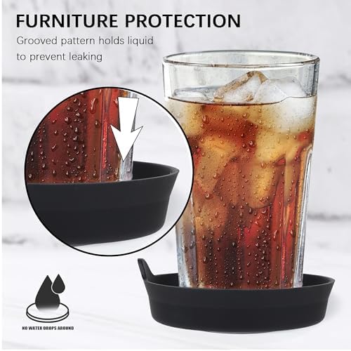 Amooca Automotive Cup Holders Universal Car Cup Coaster Waterproof Non-Slip - Image 5