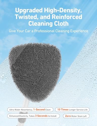 AstroAI 21" Extra-Long Windshield Cleaner Tool & Car Interior Detailing Kit - Image 4