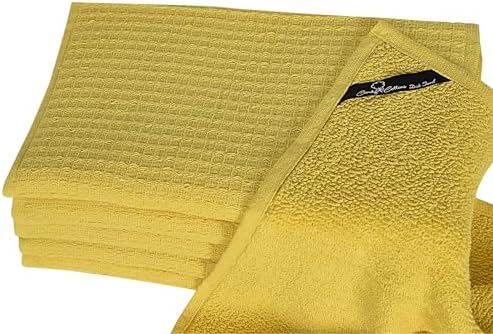 Dish Towels|Kitchen Dish Cloths Two-Sided Waffle Terry|13x28 Inches 100% Cotton - Image 2