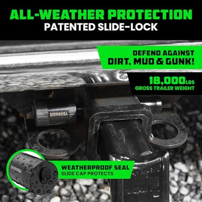 Rhino USA 2.5” Trailer Hitch Pin – Patented 5/8" Locking Receiver Pin - Image 3