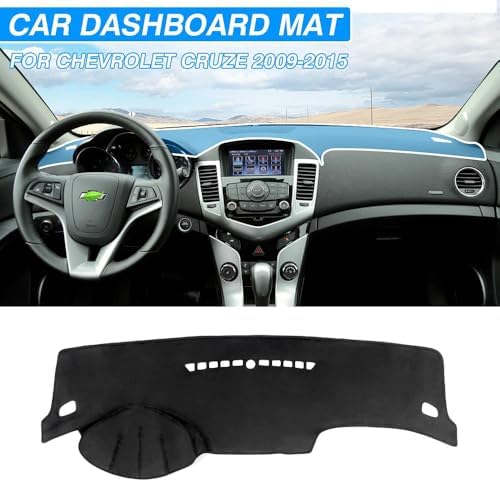 Cartist Black Dash Cover for Chevrolet Cruze 2011-2015 Dashboard Cover Mat - Image 2