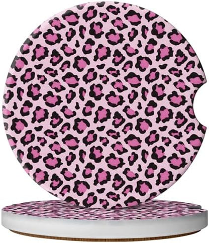 2 Pack Car Coasters for Cup Holders, Cute Car Accessories Interior by YeeCASE