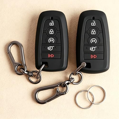 Key Fob Cover for 2026-2017 Ford Explorer Escape Expedition Mustang Edge by TANDRIVE