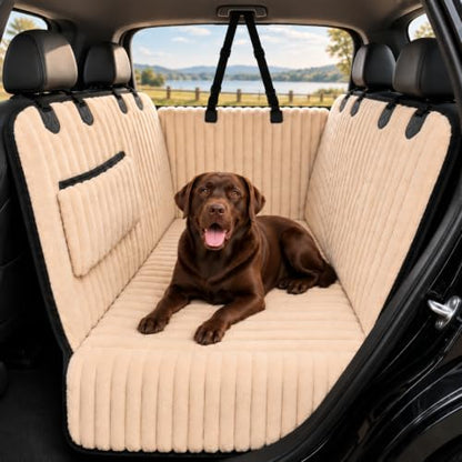 URPOWER Plush Dog Car Seat Cover, Waterproof Back Seat Hammock by URPOWER
