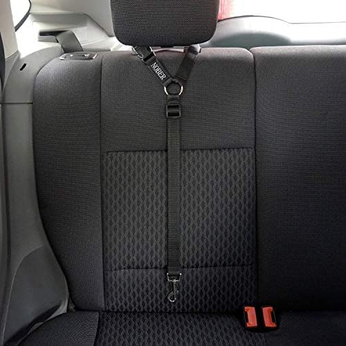 Pet Dog Cat Seat Belts, Car Headrest Restraint Adjustable Safety Leads Vehicle - Image 2
