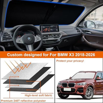 Foldable Front Windshield Sunshade fit - Image 6