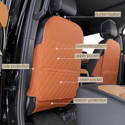 TAIKOO Seat Back Protector, Shields Seat Backs from Kicks and Adds Storage - Image 4